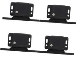 Conjunto De 4 Travas Segurança Portas Correr Armários, Fáceis De Instalar E Multiuso