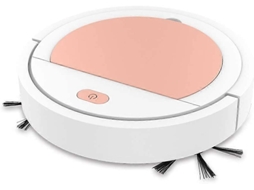 Smart Sweeper branco ouro: operação silenciosa, limpeza automática, bateria recarregável USB de grande capacidade S/MARCA