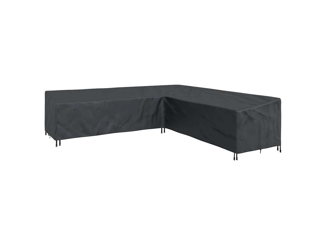 Conjunto 1 Capas Para Móveis Vidaxl Preto Oxford (325 X 325 X 80 Cm)