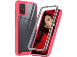 Capa Samsung Galaxy A71 no 5G HONGWE. Rosa