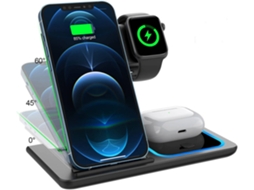 Carregador Sem Rápido Certificado para iPhone 13 Pro/12 Pro/13 Pro Max/SE/13/12/XS/8/XR/11 YIZHOOD Seda Preto
