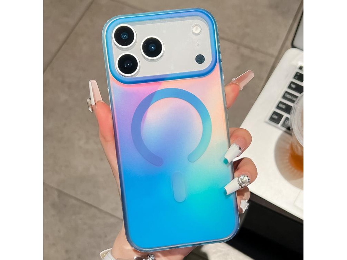 Capa Para Iphone 17 Pro Max Shell Ink Gen2 Gradient Magsafe Pc Híbrida Tpu