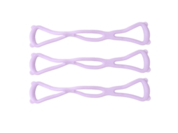 Peças Figure 8 Elastic Band Para Exercícios De Ombro, Costas E Braços, Corroios Elásticos Roxos Vante