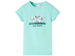 T-shirt Infantil Menta-claro 140