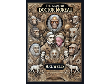 Livro The Island of Doctor Moreau de H G Wells (Inglês)