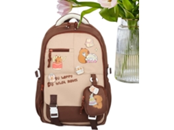 Mochila Escolar Capivara Mochila Infantil Fofa Para Meninas, Bolsa Leve Para Material Escolar Para Vayotoy