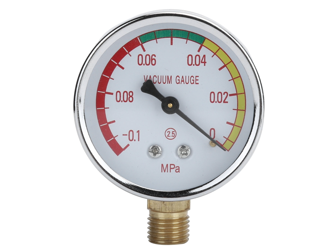 Medidor Regulador de Vácuo Primerox para Ordenha Rosca G1/4 Aço Inoxidável 0.1mpa