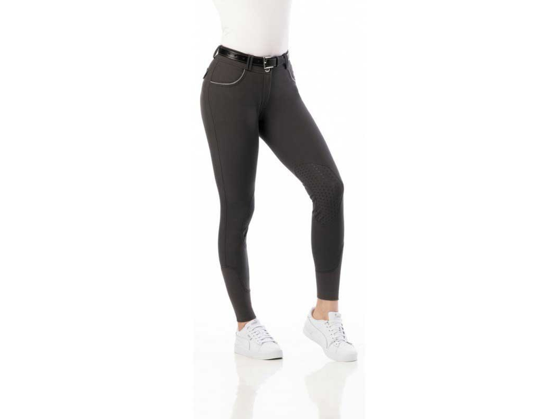 Calça de Montar com Assento de Silicone Jena Cinzento 38Equitheme