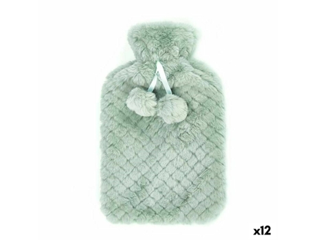 Botija de Água Quente Verde Plástico 1,8 L (12 Unidades)