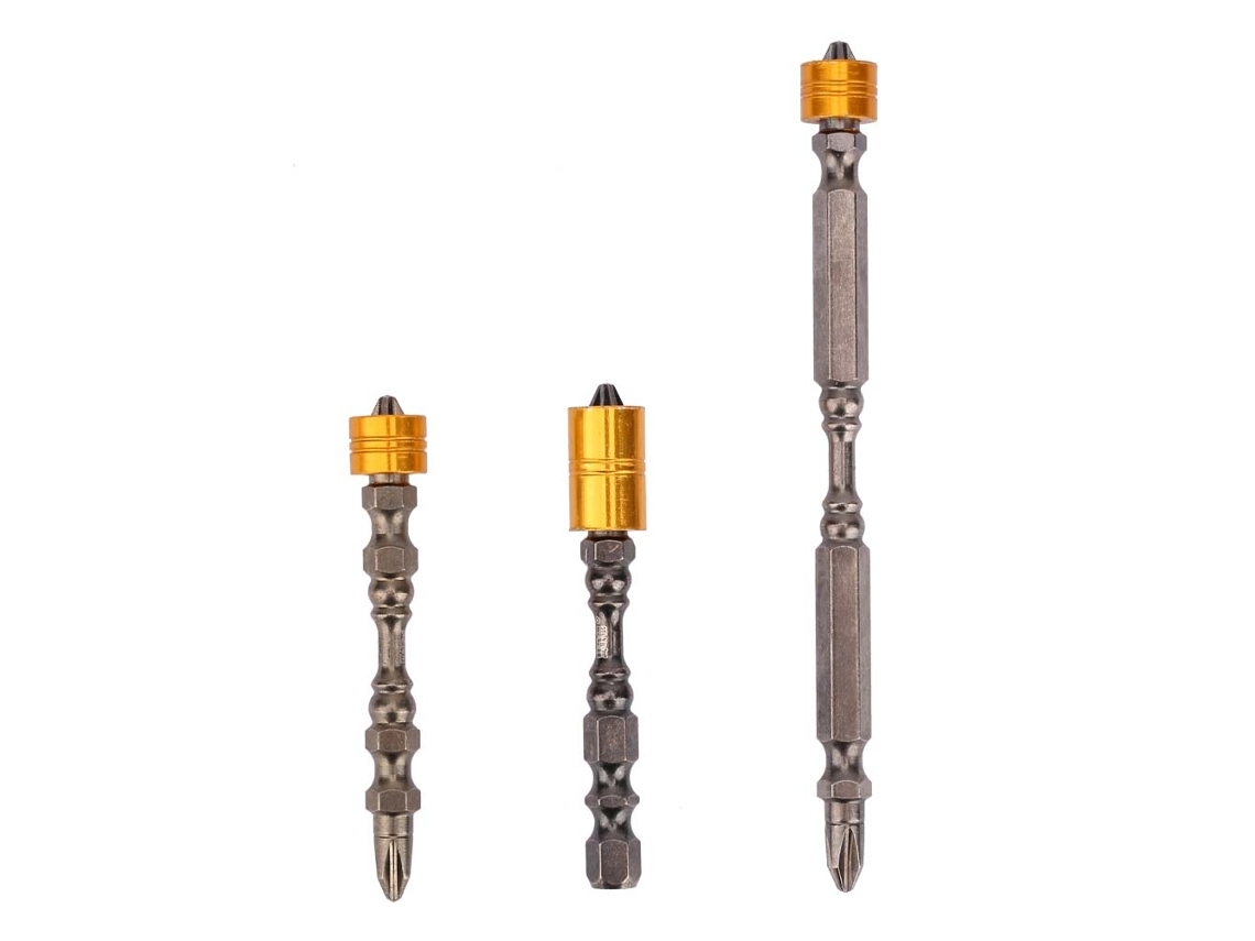 Conjunto De Parafusadeiras De Cruz Magnéticas Anti-deslizantes 3/4 Peças, Brocas De 65/110mm (3 Peças)