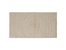 Conjunto 1 Tapetes Grandes Vidaxl Castanho Juta (100 X 200 Cm)