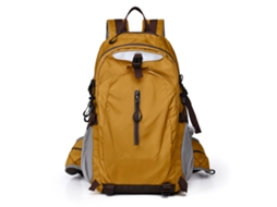 Mochila De Caminhada De Grande Capacidade (amarela), Leve E Profissional Para Trilhas E Viagens.