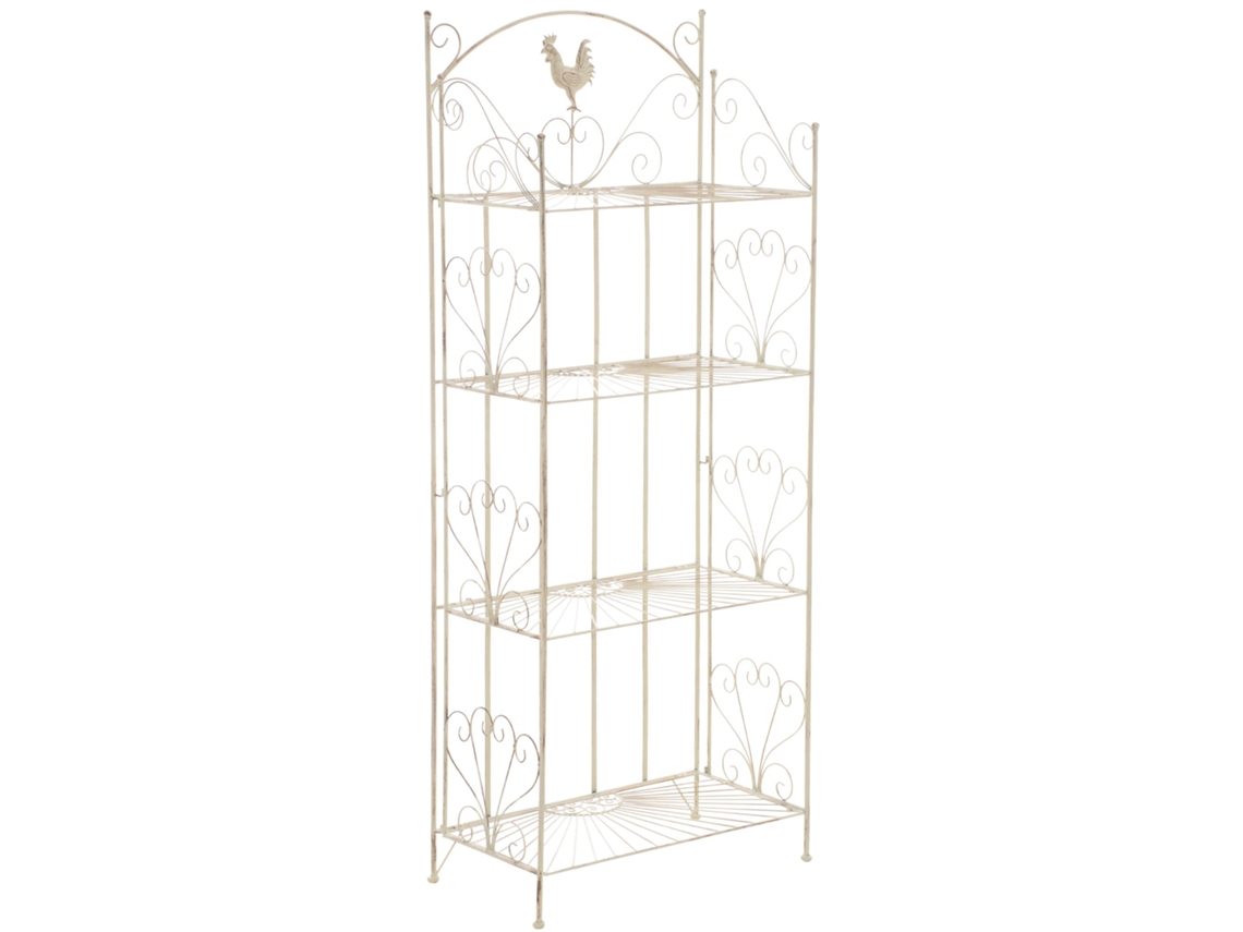Estante De Ferro Mia 153 X 62 Cm Creme Antigo