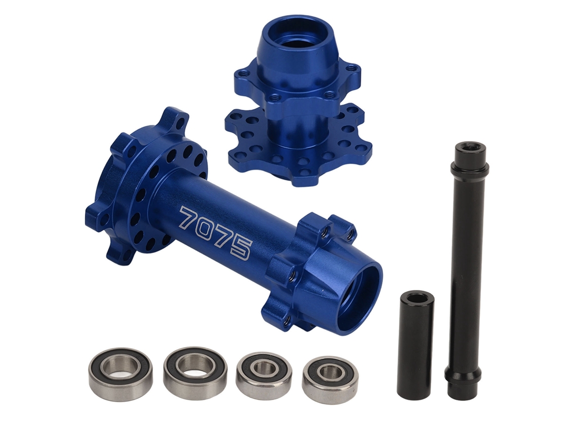 Ymsl Cubo Hexagonal De Roda De Moto Rc De Aluminio Delantero E Traseiro Para Losi 1/4 Promoto Mx Modificação E Melhoria Azul Hxl