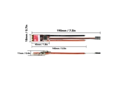 Controlador De Velocidade Eletrônico 70a Brushless Esc