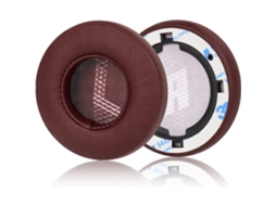 Almofadas Zruxe Para Auscultadores Jbl E45, 45bt, 35, 35bt, C45bt (espuma De Memória, Vermelho Escuro)