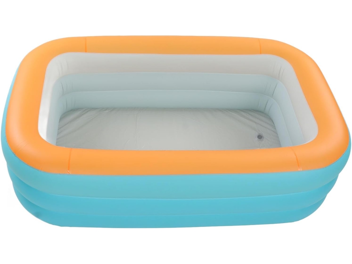 Piscina Inflável Dobrável de 3 Camadas para Fácil Armazenamento, com Função Inflar e Desinflar CHABERLU