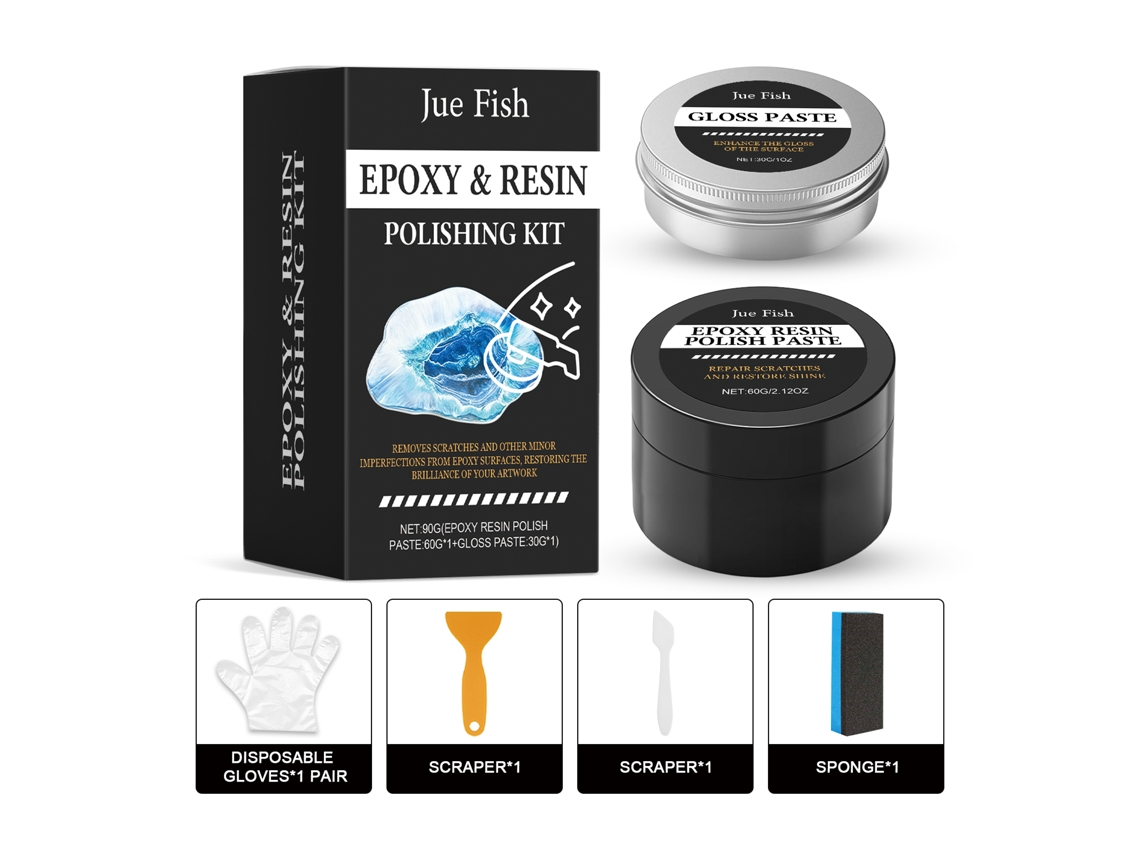 Kit de Polimento Resina Epóxi de Qualidade