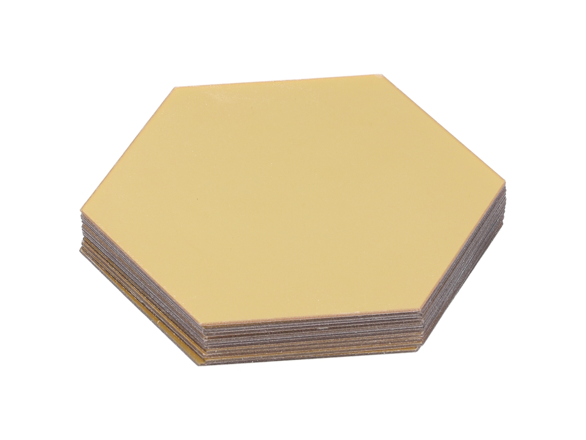 Azulejos espelhados hexagonais modernos, azulejos autoadesivos para cozinha, portáteis e leves, ideais para sala de jantar, quarto e closet. Slowmoose