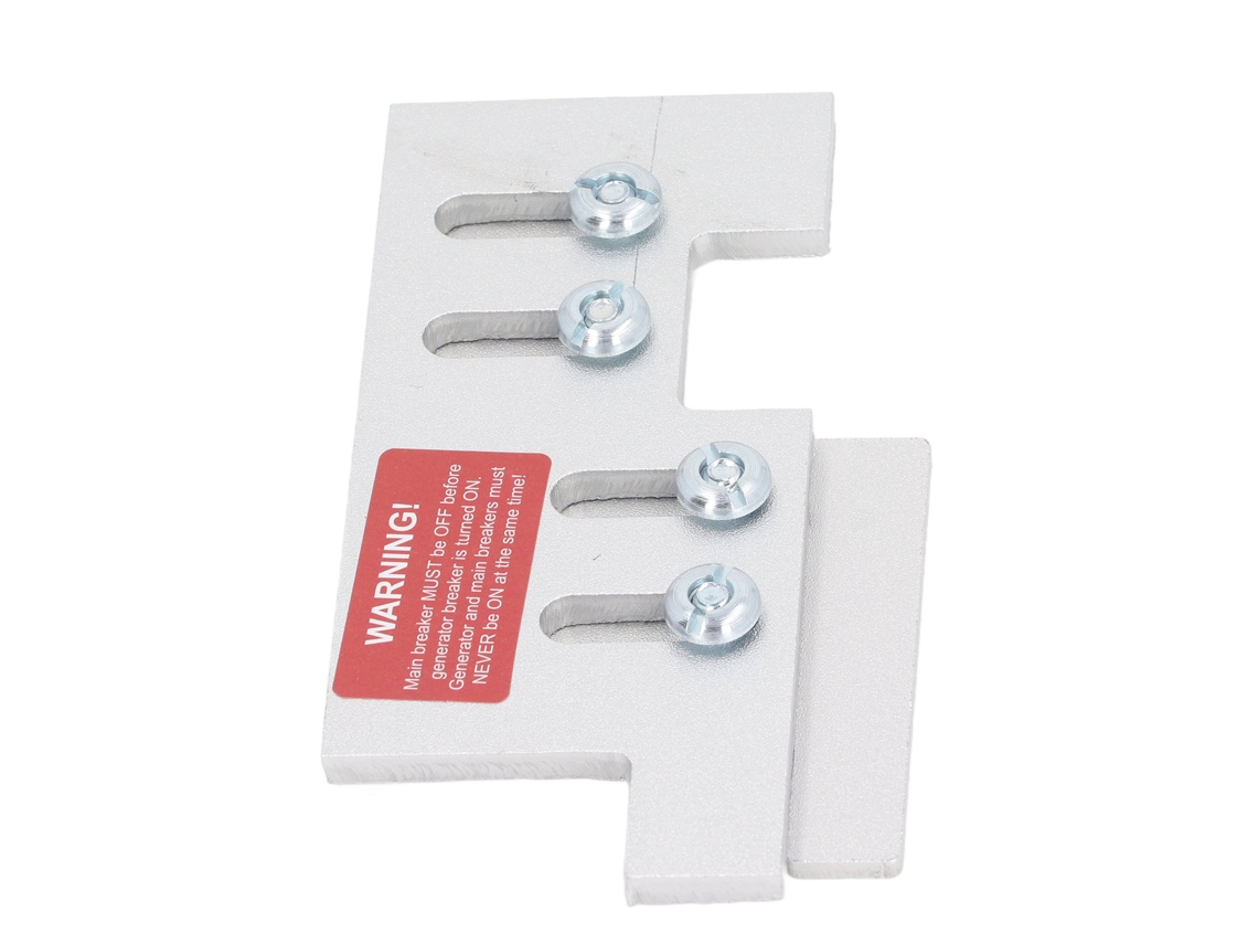 Kit De Intertravamento Elétrico Em Alumínio Laxiscreed Para Geradores Com Intertravamento Vertical E Mecânico
