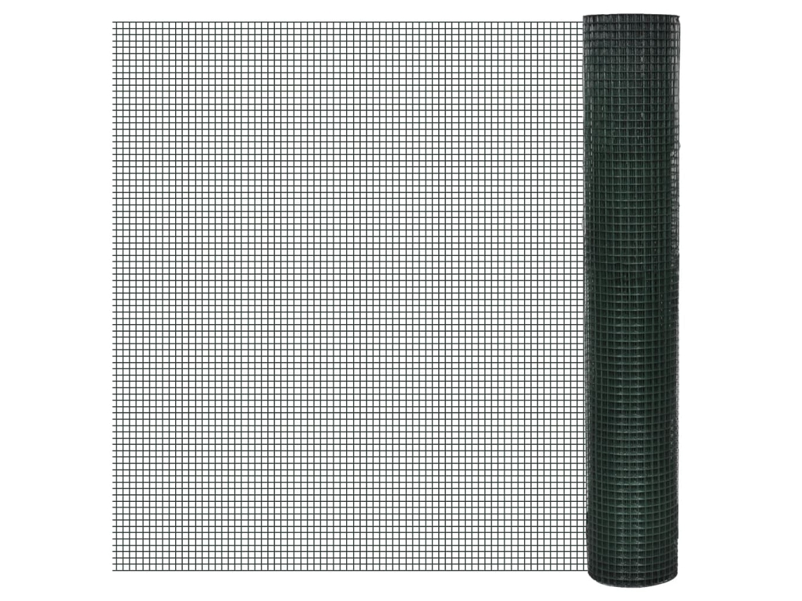 Wire Netting, Wire Nettings Vidaxl Verde Aço (25 X 1 M)