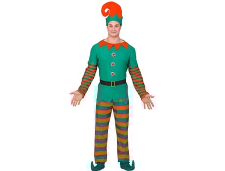 Fato de Homem GUIRCA duende laranja e verde (Tam: M)