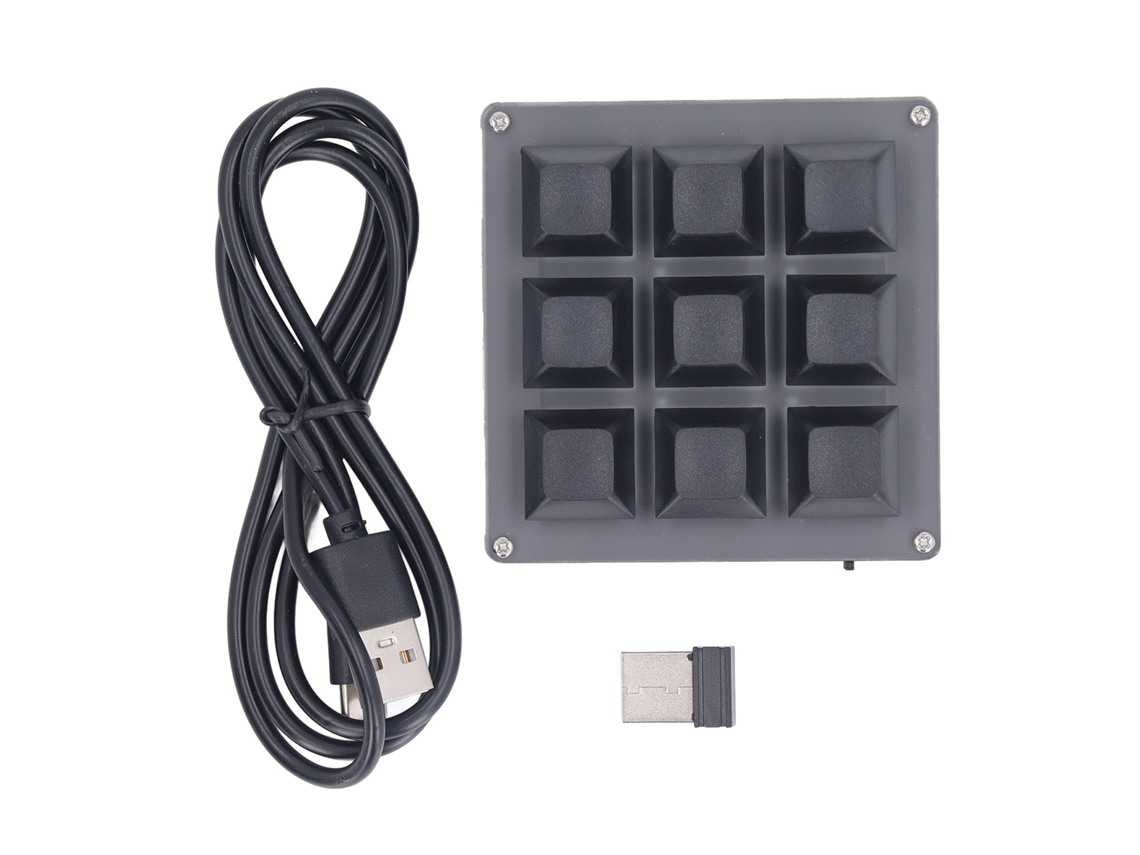 Teclado Mecânico Profissional de Mão para Jogos 2.4g Usb Type C