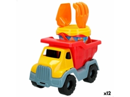 Conjunto de brinquedos de praia COLORBABY Mr Craby Construction Polipropileno (Idade Mínima Recomendada: 18 meses - 12 unidades)