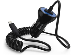 Carregador Auto HAMA 173634 Lightning Preto, Azul