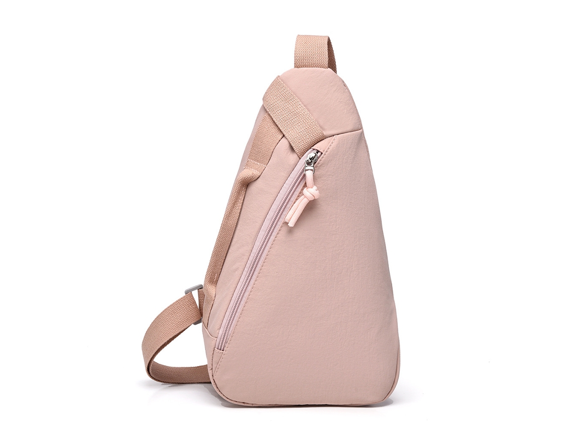 (rosa) Bolsa De Peito Esportiva Estilo Japonês, Bolsa Transversal, Bolsa Simples E Multifuncional