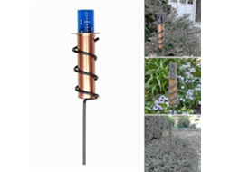 Pluviômetro flutuante Omni de cobre, preciso, para jardim e pátio.