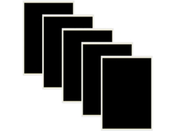 Papel Para Marcação De Fibras, 15x 10, 6 Polegadas, Preto Com Atenuação, Para Marcação E Gravação
