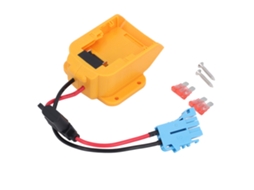 Adaptador De Bateria De Lítio Laxiscreed Para Ferramentas Elétricas Compatível Com Dcb200 E Conector De Cablagem