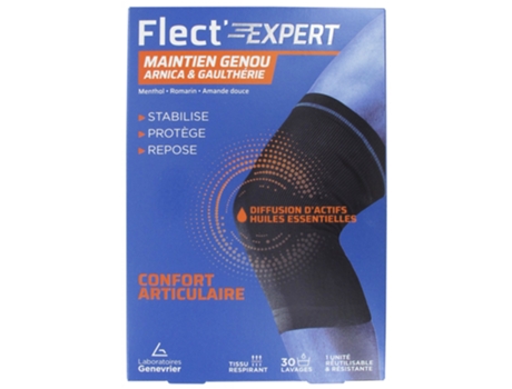 Suporte de joelho Flect' Expert Arnica e Gaultheria Tamanho: T3 LABORATOIRES GENEVRIER
