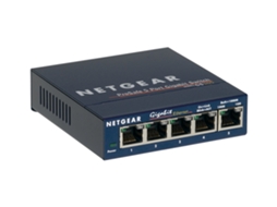 Switch NETGEAR GS105GE — Até 1000 Mbps | 4 Portas