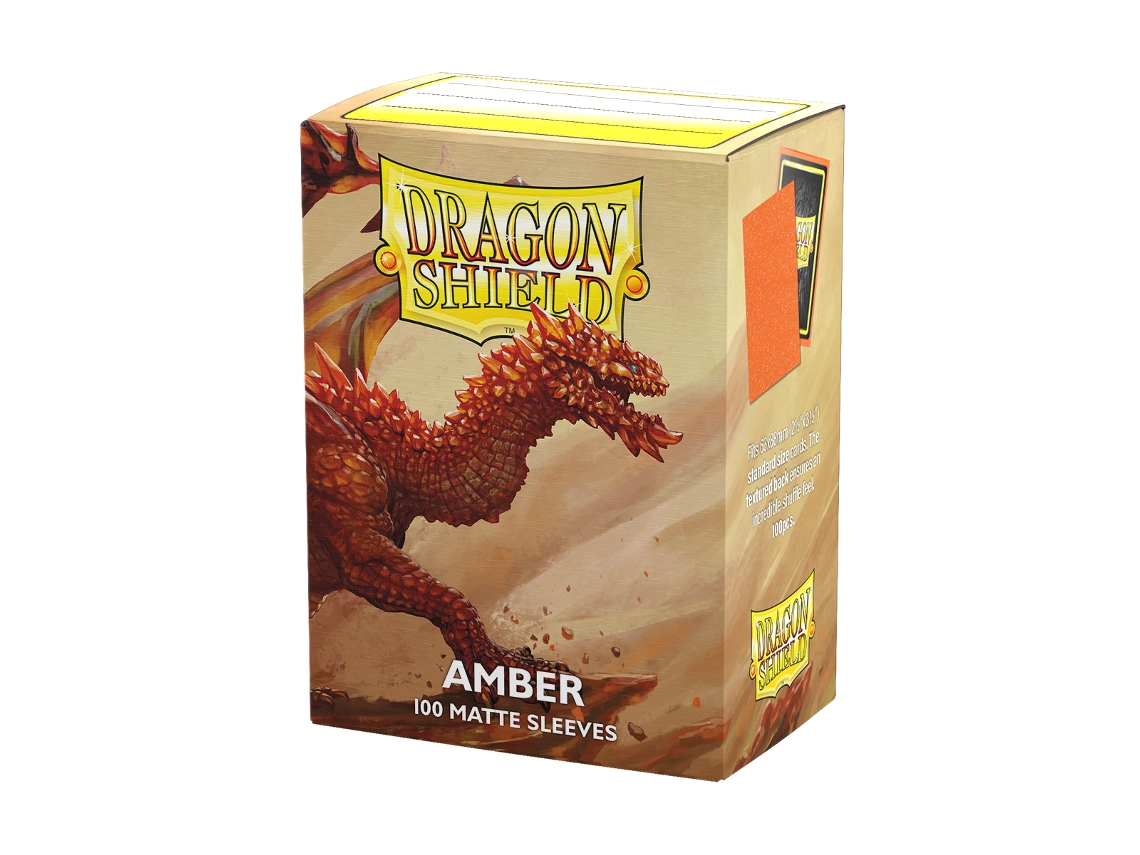 Dragon Shield Sleeves Matte (100) Amber