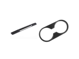 2 Pcs Acessórios Carro Fita Moldura Tela Lcd Suporte Copo Painel Central