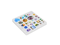 Laxiscreed Molde De Silicone Para Joias Com 31 Peças, Ideal Para Resinagem E Artesanato