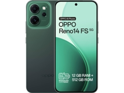Smartphone OPPO Reno 14 FS (Outlet Caixa Aberta - 6.57'' - 12 GB - 512 GB - Verde Luminoso)