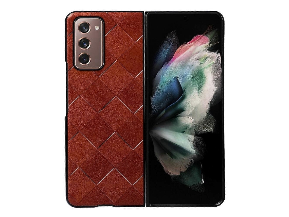 Capa Couro Pu/tpu Para Samsung Galaxy Z Fold2 5g, Elysve