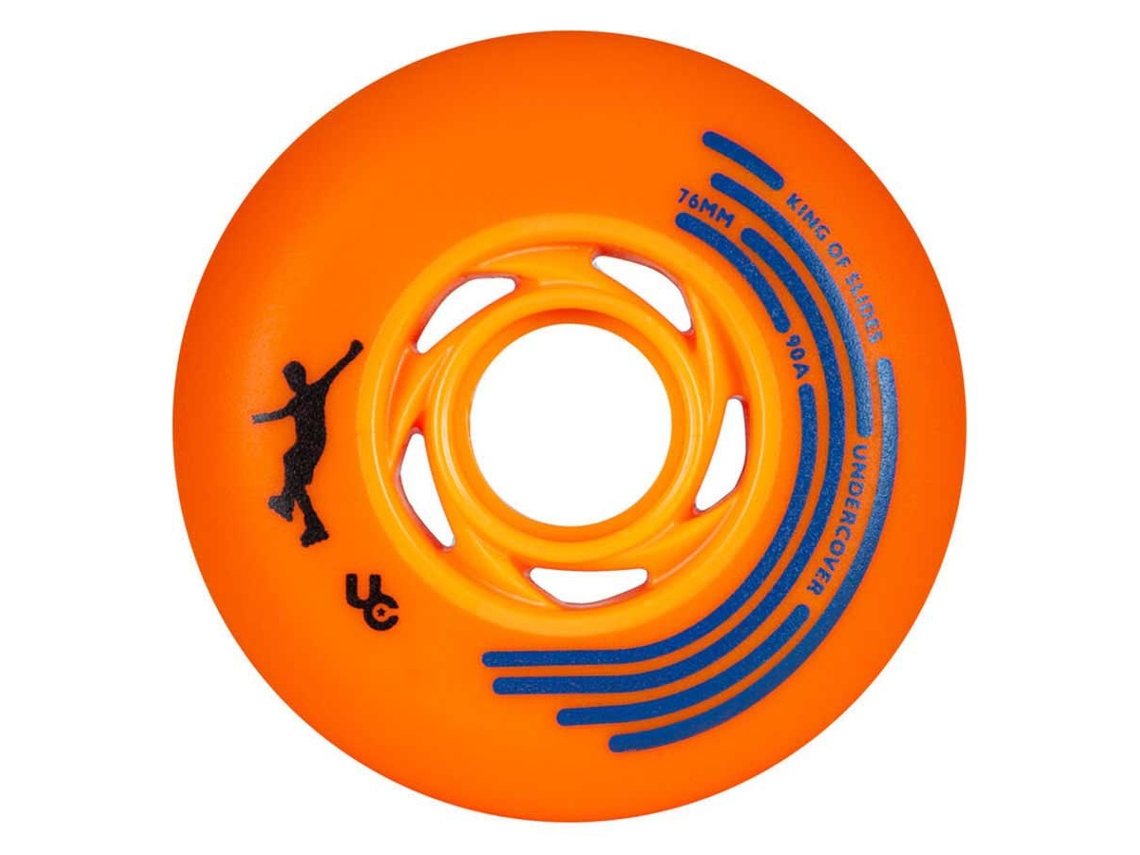 Rodas de Patins King Of Slides 4 Unidades Laranja 76 Mm / 90Aundercover Wheels