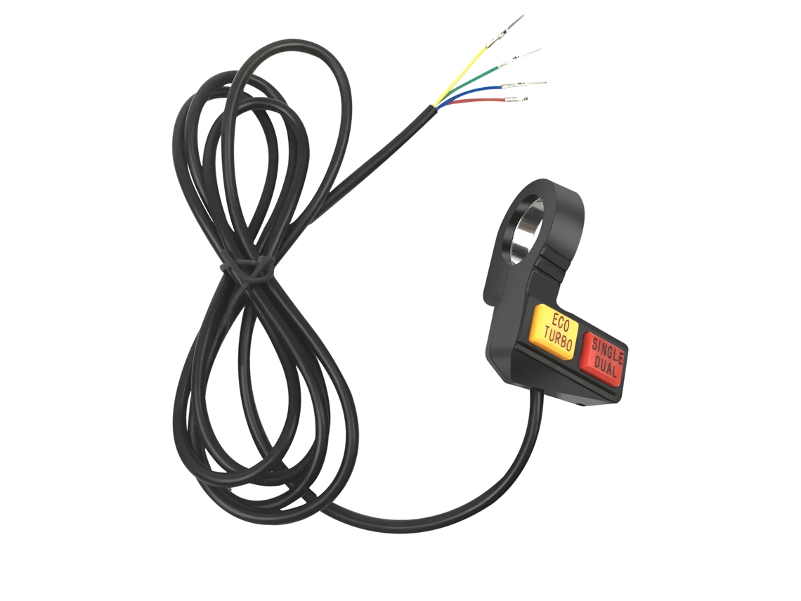Zero Interruptor Eco/turbo E Single/dual Para Zero 8x, 10x E 11 Preto
