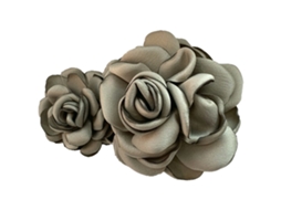 Garra de Cabelo de Plástico Clipes Florais Presilhas Grampos Torção Bun Suporte de Cabelo JEDBESETZT