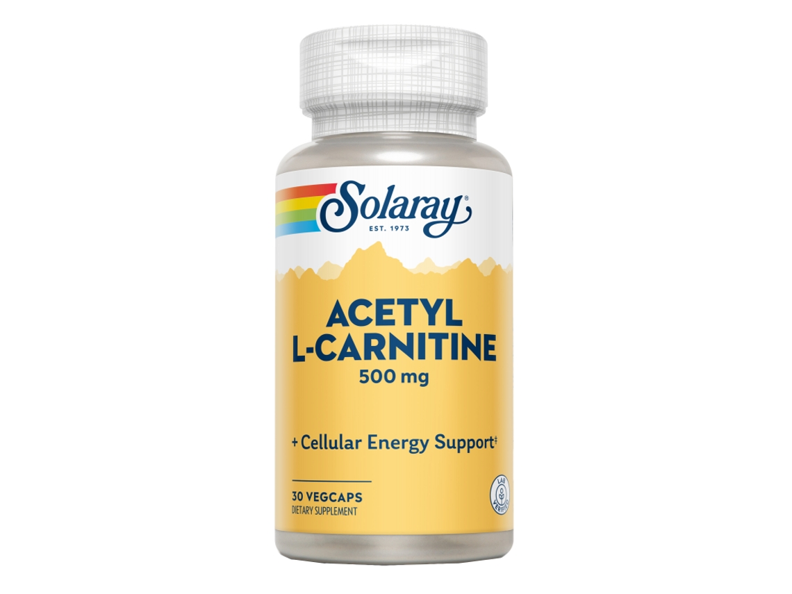 Acetil L Carnitina 500mg Solaray