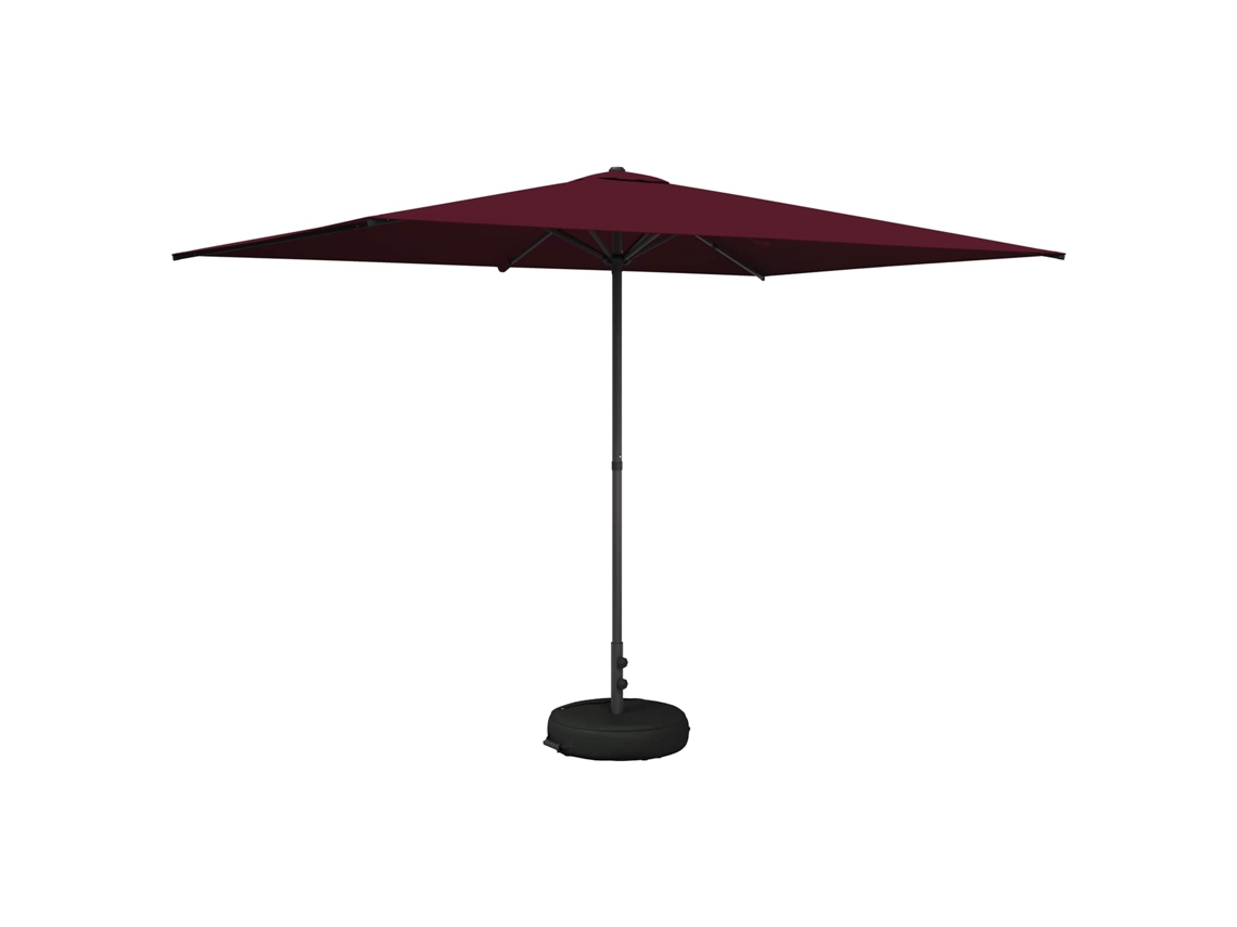 Maison Exclusive - Parasol De Jardim Com Base 200 X 300 Cm Poliéster Retangular
