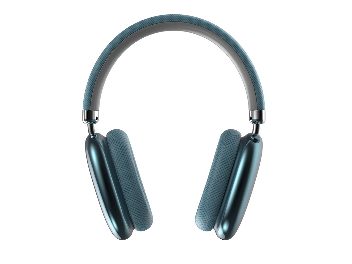 Fones de Ouvido Bluetooth com Reprodução 24h, Microfone, Leve para Iphone e Android JIAPEI (azul)