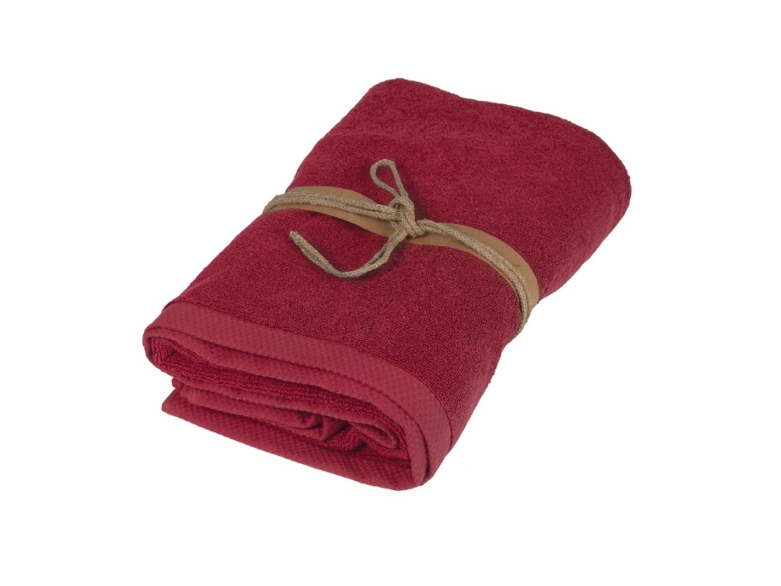 Telo Doccia Fazzini In Spugna 5oogr Di Puro Cotone Rosso Geranio