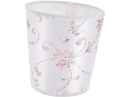 Abajur De Cabeceira Delicado Em Tecido Prateado Com Base E27 Resistente Para Proteger A Lâmpada, Ideal Para Decoração.