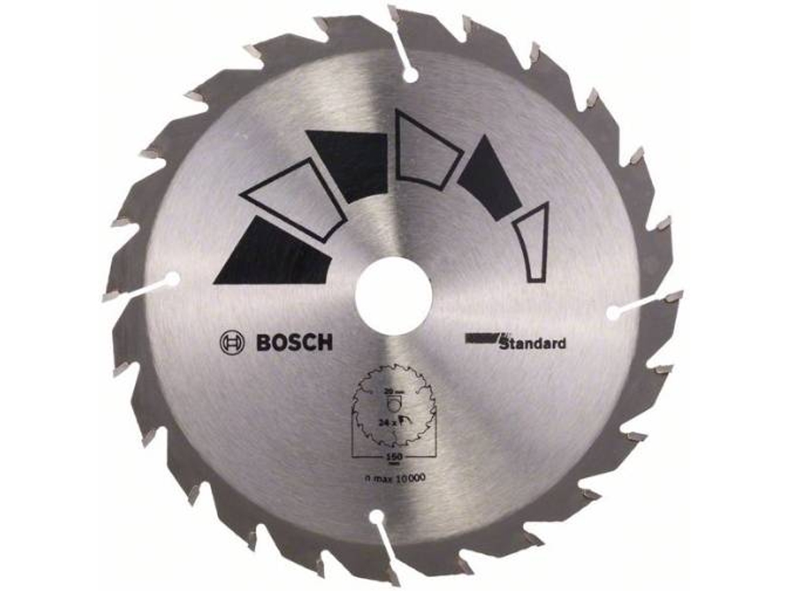 Disco de Serra Circular BOSCH Standard D= 150 mm - Orifício= 20 mm - De= 24