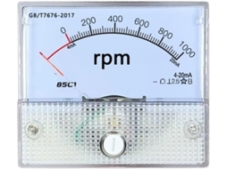 Tacômetro Analógico 85c1 Com Entrada De 4-20 Ma, 500 Rpm, 1000 1500